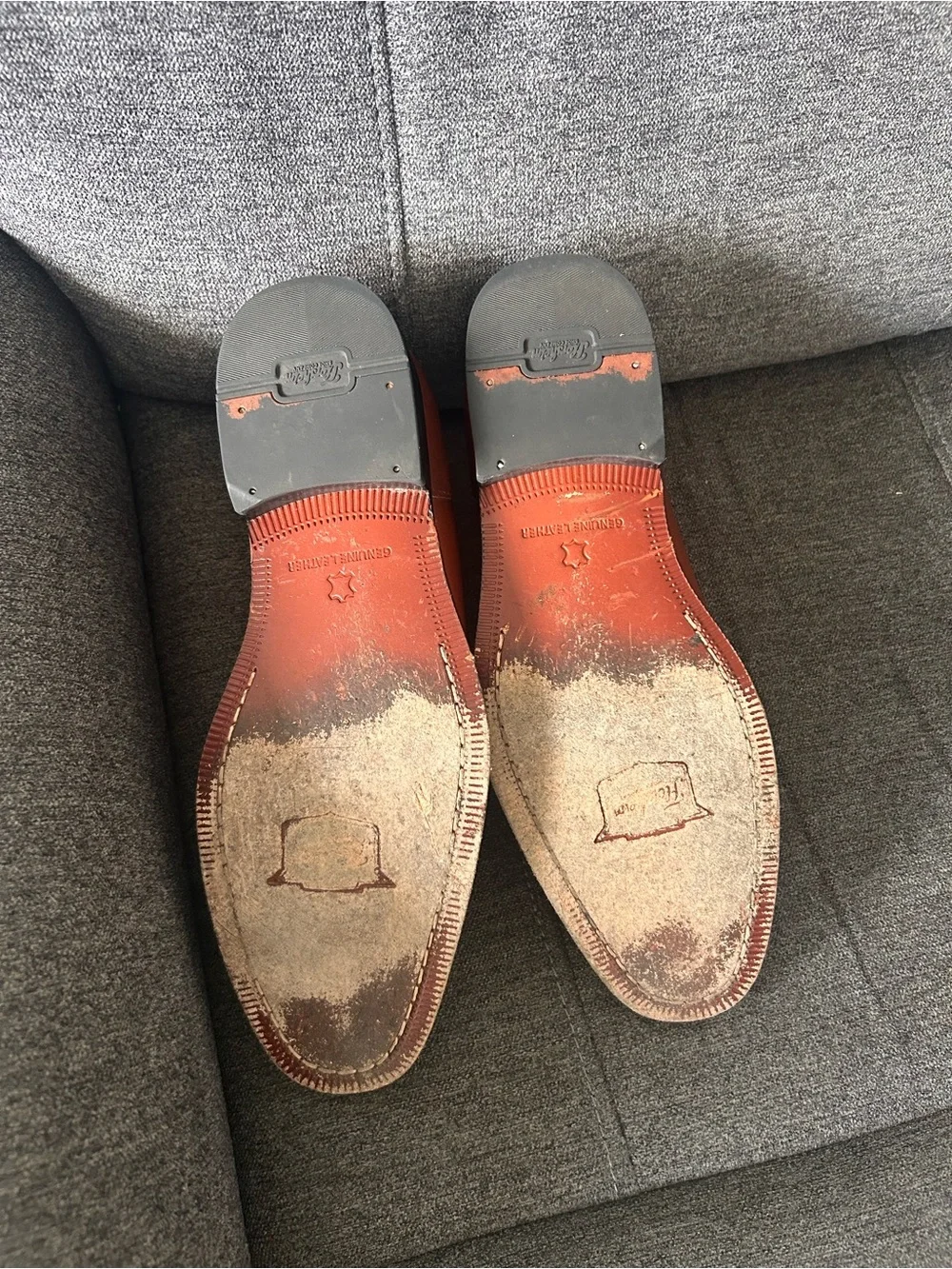 Florsheim Brown Leather Cap Toe Oxford Dress Shoes. Size 8.5M